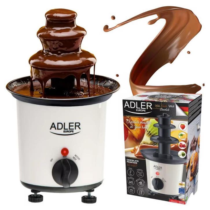 Mini Chocolade Fontein 200ml 30W met 10 Dippers Feest, Witgoed en Apparatuur, Fonduesets, Nieuw, Verzenden