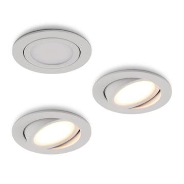 Ledisons LED-inbouwspot Opaco wit 5W dimbaar IP54 2700K, Ophalen of Verzenden, Nieuw