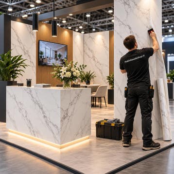 Wrapfolie voor beursstands en standbouw | Beurswanden, Nieuw