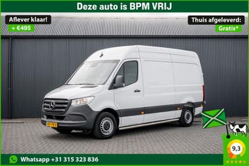 Zakelijke Lease |  Mercedes-Benz Sprinter 311 CDI RWD L2H2 |, Stof, Gebruikt, Wit, Mercedes-Benz
