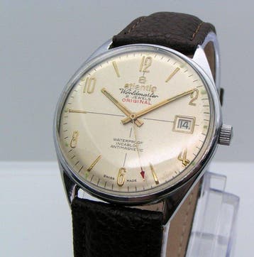 Atlantic - Worldmaster - Original - cal. Unitas 6300 (N) -, Sieraden, Tassen en Uiterlijk, Horloges | Heren, Nieuw