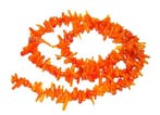 1 x Streng kralen ca. 40 cm – oranje koraal – ca. 4 x 18, Ophalen of Verzenden, Nieuw, Kraal