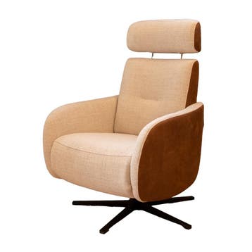 3 motorige sta op en relax stoel Rene met hoge korting, Huis en Inrichting, Fauteuils, Verzenden, Minder dan 75 cm, Nieuw, Leer