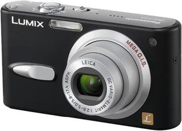 Panasonic Lumix DMC-FX3 Digitale Compact Camera - Zwart, Verzenden, Zo goed als nieuw