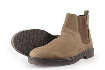 Poelman Chelsea boots in maat 45 Bruin, Bruin, Verzenden, Boots, Poelman