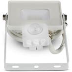 LED Bouwlamp 10 Watt met Sensor - LED Schijnwerper - Viron, Ophalen of Verzenden, Nieuw, Lamp met armatuur