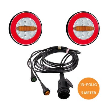 LED Verlichtingsset Aanhanger Fristom FT-113, 5m | 13-polige, Ophalen of Verzenden, Nieuw
