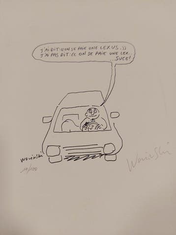 Georges Wolinski - Tirage sur papier - Lexus, Nieuw