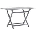 vidaXL Tuintafel inklapbaar 120x70x75 cm massief acaciahout, Tuin en Terras, Tuintafels, Verzenden, Nieuw, Hout