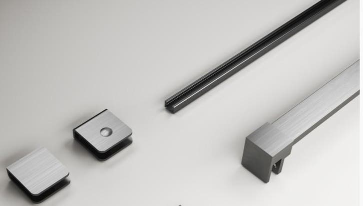 Montageset Douchewand – Kleine Glasklemmen &, Doe-het-zelf en Verbouw, Sanitair, Bad, Nieuw, Glas, Ophalen of Verzenden