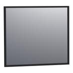 Brauer Onyx Spiegel - 80 cm - Rechthoekig - Zwart Geborsteld, Ophalen of Verzenden, Nieuw