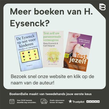 Test zelf je paranormale vermogens - H. Eysenck, Verzenden, Gelezen, H. Eysenck