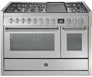Steel GQ12SF-4TM gas fornuis met 5 branders, in, Ophalen of Verzenden, Nieuw