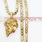 Ketting met hanger - 18 karaat Geel goud