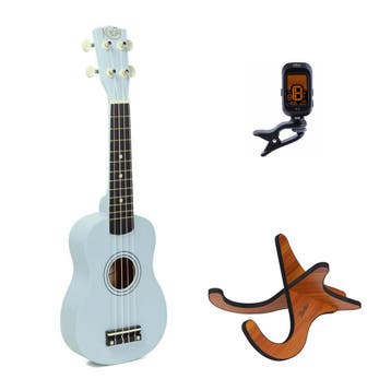 Korala UKS-15 sopraan ukulele set – inclusief stemapparaat, Ophalen of Verzenden, Nieuw