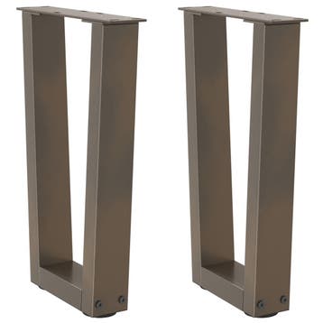 vidaXL Salontafelpoten 2 st V-vormig 38x(42-43,3) cm staal, Verzenden, Nieuw