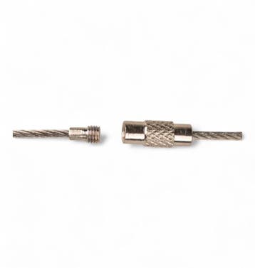 roestvaststaal Staaldraad 110 mm Staaldraad sleutelring, Verzenden, Nieuw