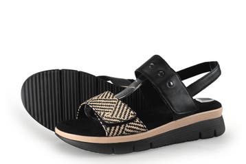 Medicus Sandalen in maat 38 Zwart, Medicus, Verzenden, Zwart, Sandalen of Muiltjes
