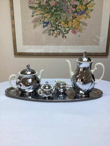 Demeyere - Koffie- en theeservies (5) - Inalterable -, Antiek en Kunst