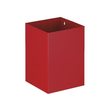 Vierkante papierbak - rood, Huis en Inrichting, Woonaccessoires | Prullenbakken, Verzenden, Nieuw