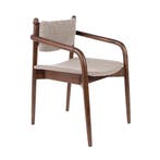*WOONWINKEL* Dutchbone Torrance Retro Stoel Met Armleuningen, Verzenden, Nieuw, Stof