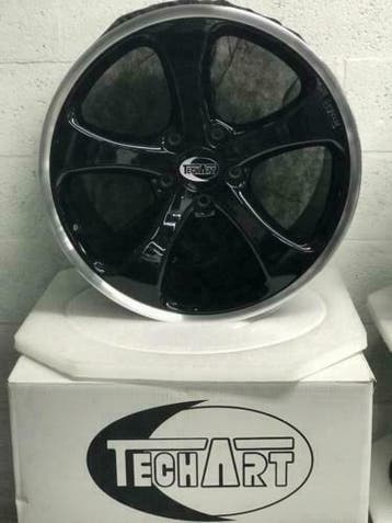 Porsche 991/997 2/4/ ORIGINELE 20Techart Formula I + banden, Ophalen, Banden en Velgen, Nieuw, 305 mm