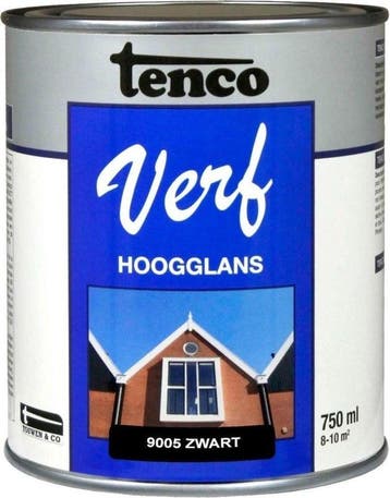 Tenco Verf Donkergroen Hoogglans 750 ml, Ophalen of Verzenden, Nieuw