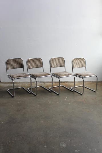 4x eetkamerstoelen Jaren 70, Space Age, Nieuw