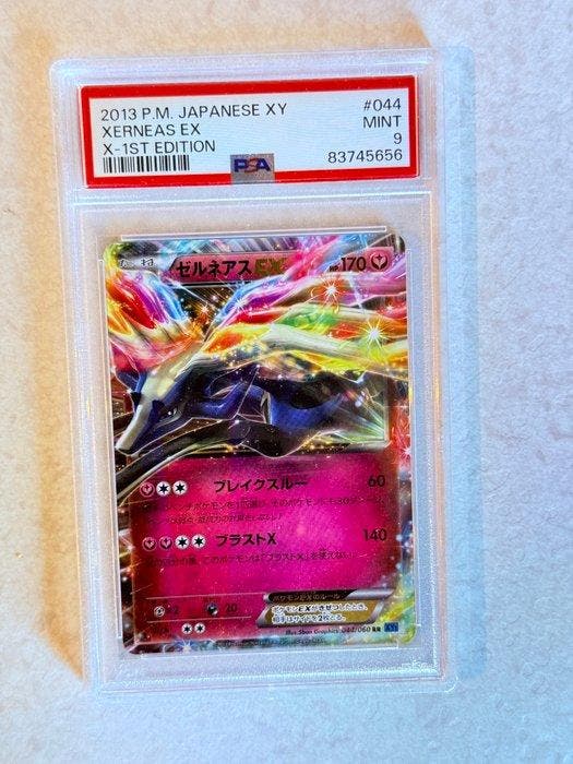 Pokémon - 1 Graded card - Xerneas EX #044 Foil, First, Hobby en Vrije tijd, Verzamelkaartspellen | Pokémon