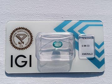 Zonder minimumprijs Smaragd - 0.96 ct - International, Nieuw