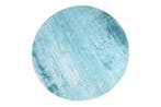Vintage tapijt MODERN ART 150cm turquoise gewassen ronde, Ophalen of Verzenden, Nieuw