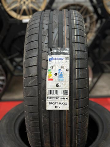 235/55 R17– Dunlop Sport Maxx RT2 XL– €110 p/st incl montage, Nieuw, 17 inch, Ophalen of Verzenden, 235 mm