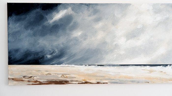 Matthieu van Riel - Vlieland, Antiek en Kunst, Kunst | Schilderijen | Modern
