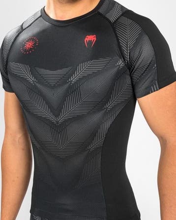 Venum PHANTOM Rash Guard S/S Zwart Rood, Ophalen of Verzenden, Nieuw