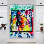Mikko - Marilyn Monroe Abstract Love On Frame - Super Size