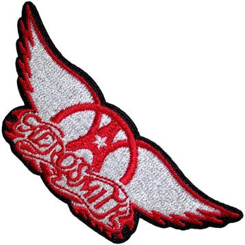 Aerosmith - Wings Red - Patch, Ophalen of Verzenden, Nieuw, Kleding