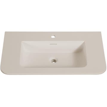 Wiesbaden Laro Wastafel - Enkel - met 1 Kraangat - Ronde, Ophalen of Verzenden, Nieuw