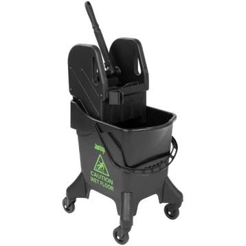 Rolemmer + Wringer | Zwart | 20L | Groen (Kleurcodering) |, Verzenden, Nieuw in verpakking