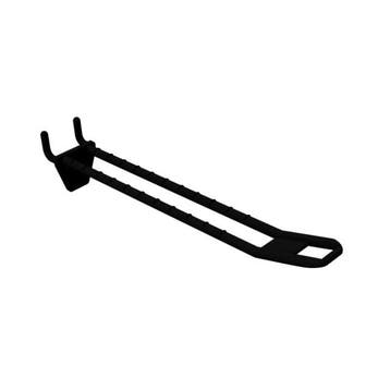 Perfowand Blisterhaak - 15 cm - Dubbel - Zwart - Kunstst...