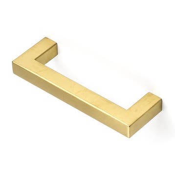 Meubelgreep | Starx | 108 x 35 mm (Goud, Vierkant), Verzenden, Nieuw