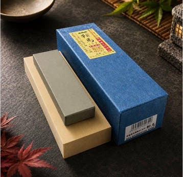 Keukenmes - Slijpsteen - Kurama - Steen, Hout - Japan -