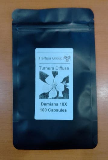 Damiana 10x Extract - 100 Capsules a 500mg, Verzenden, Nieuw, Poeder of Drank