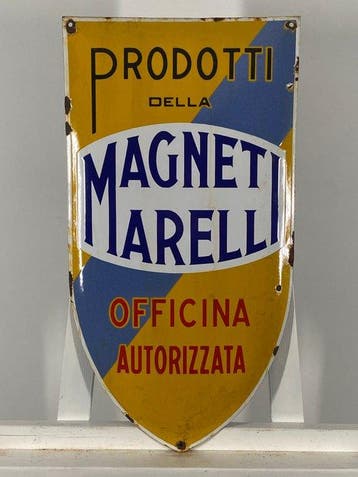 Magneti Marelli - Reclamebord - 60x32 cm - Gemaakt van een