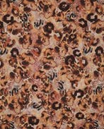 Viscose/Polyester Panter Oranje, Nieuw, Oranje