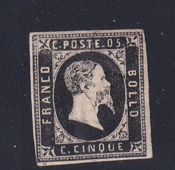 Italiaanse oude staten - Sardinië - 1851 Sardinië 5 cent, Gestempeld