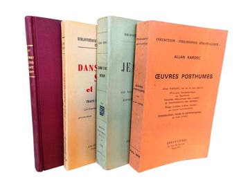 Allan Kardec ; Léon Denis ; Ernest Bozzano - Lot spiritisme