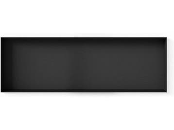 Looox Colour BoX - Inbouwnis - 90x30x10cm - RVS Zwart mat, Verzenden, Zo goed als nieuw