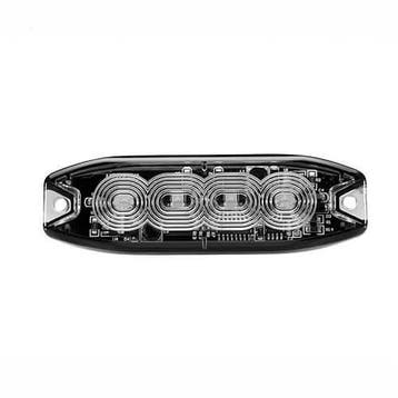 LED Flitser Slimline 4 LEDs Ultradun, Verzenden, Nieuw