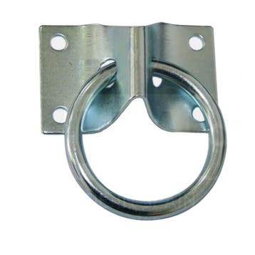 Aanlegring - Met grondplaat - 70 x 45mm - Verzinkt, Ophalen of Verzenden, Nieuw, 50 tot 100 mm, Overige typen