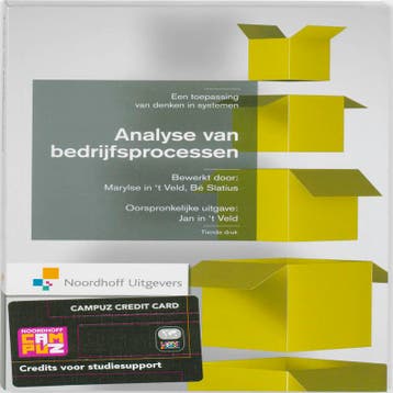 Analyse van bedrijfsprocessen druk 10 9789001790943, Verzenden, Zo goed als nieuw